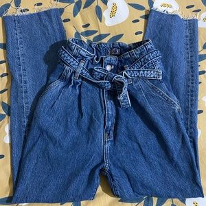 Paper bag waist Jeans